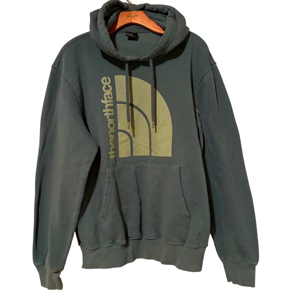 The North‎ Face Jumbo Half Dome Pullover Hoodie Sweatshirt Green Size large